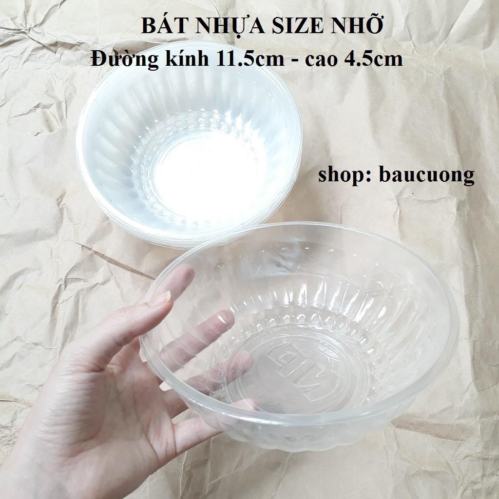 Set 50 bát nhựa cỡ nhỡ dùng 1 lần