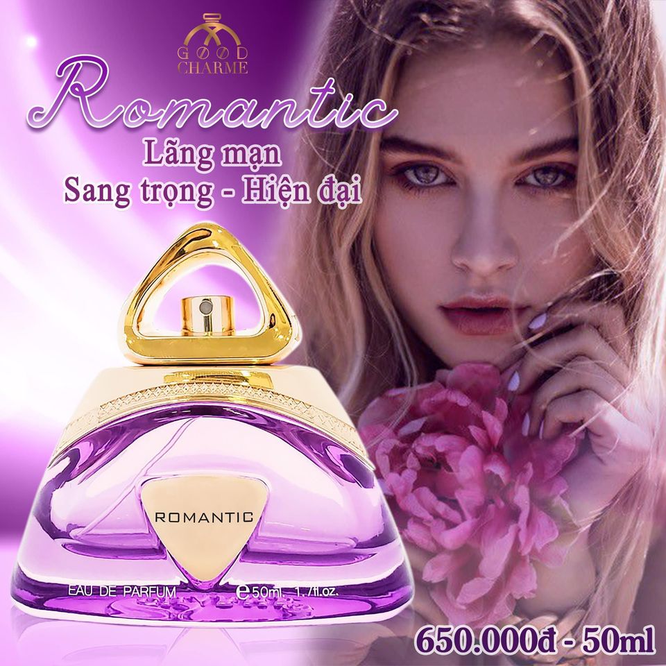 [LIMITED DATE 10/2025 GIẢM 45%] Nước Hoa Nữ Cao Cấp GOOD CHARME ROMANTIC 50ml Lưu Hương Lâu Quý Tộc, Sang Trọng_Nước Hoa Chính Hãng
