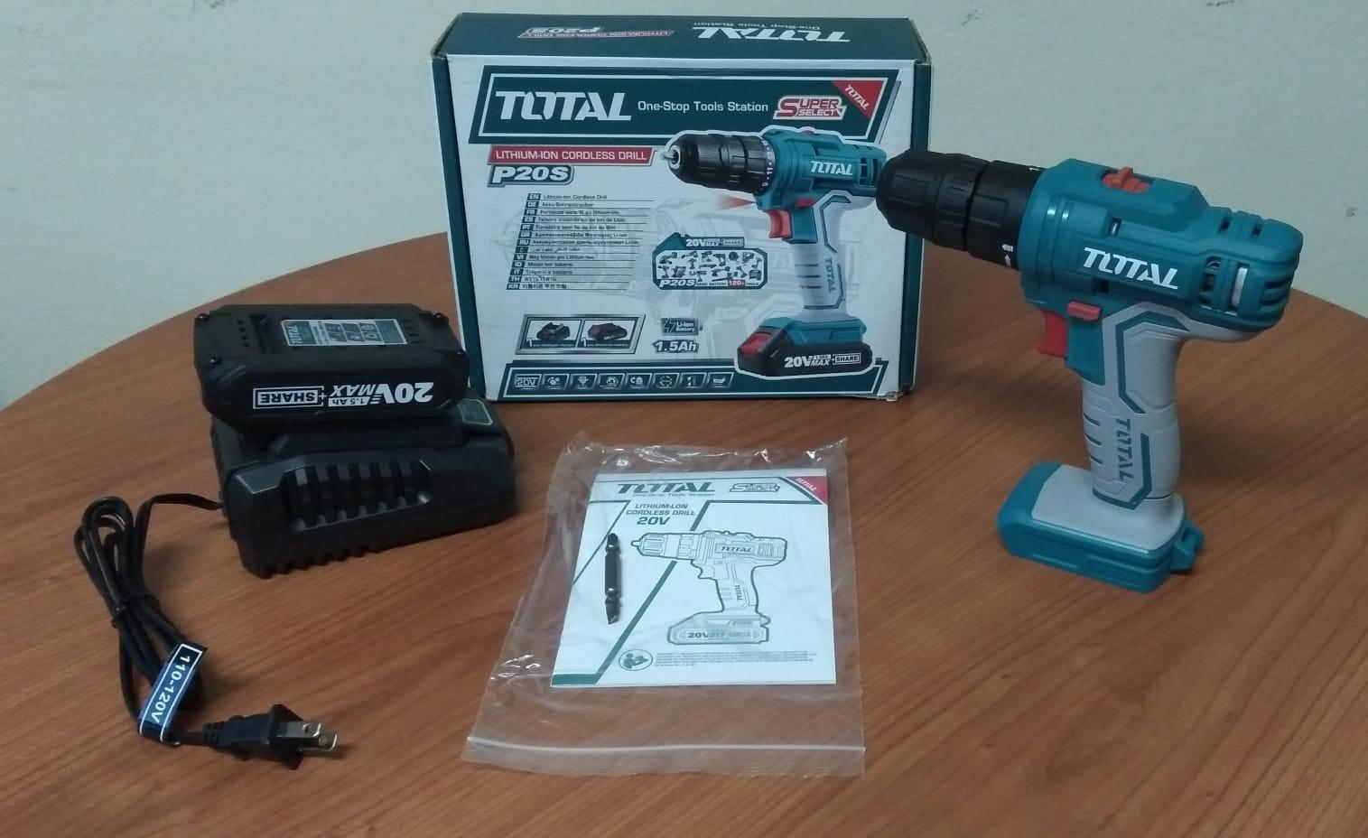 MÁY KHOAN DÙNG PIN 20V  TOTAL TDLI20011 - HÀNG CHÍNH HÃNG
