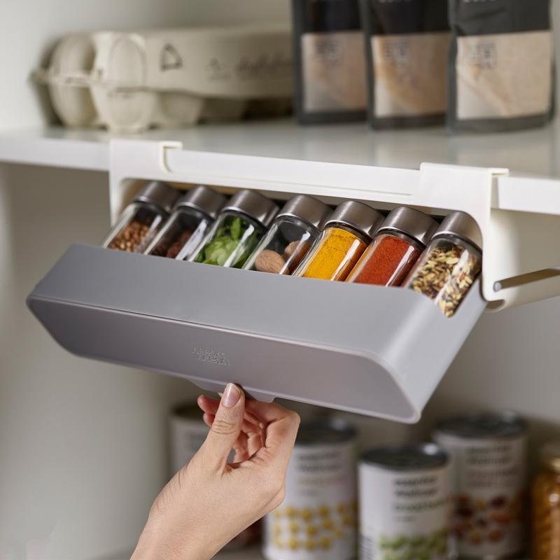 Nhà Bếp Tự Dán Tường Dưới-Kệ Đựng Gia Vị Nhà Tổ Chức Bình Đựng Gia Vị Có Giá Để Đồ Vật Dụng Nhà Bếp Lưu Trữ còn Hàng