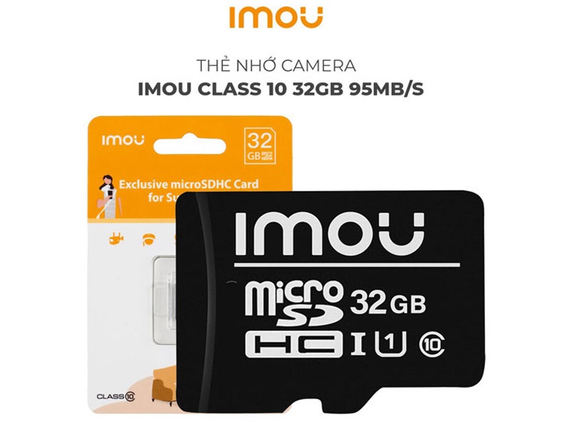 Thẻ nhớ Mico SD Imou 32GB/64GB cho Camera/ Điện thoại/ Máy tính- Hàng chính hãng