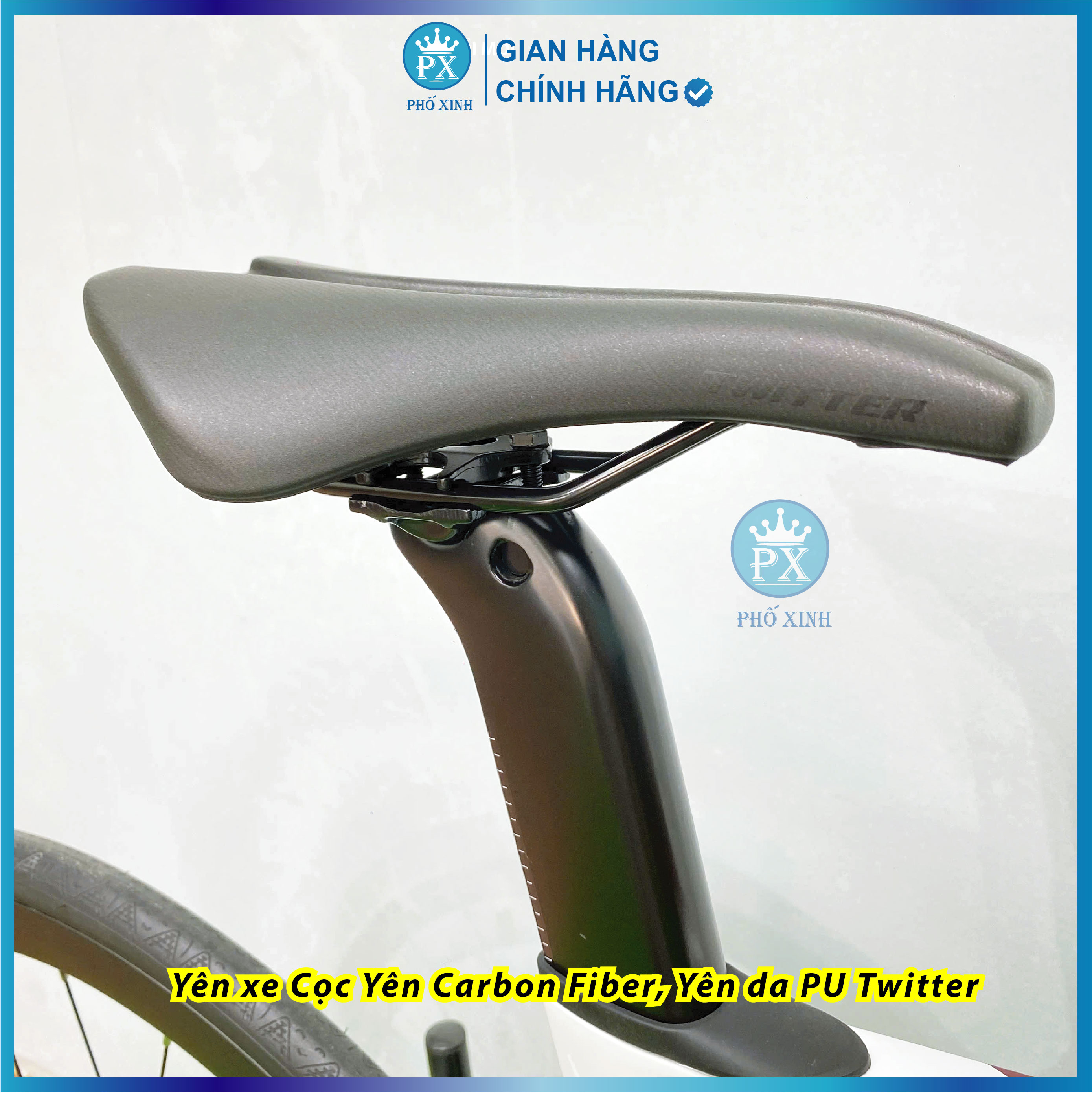 Xe đạp Twitter R5 Pro RS-24S FULL 6 món Carbon