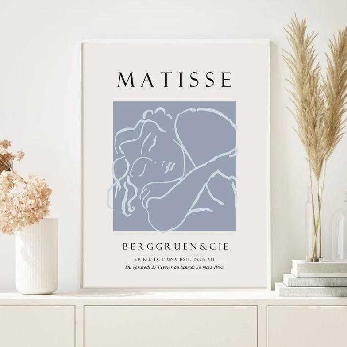 TRANH TREO TƯỜNG NGHỆ THUẬT AESTHETIC MATISSE VINTAGE - 4