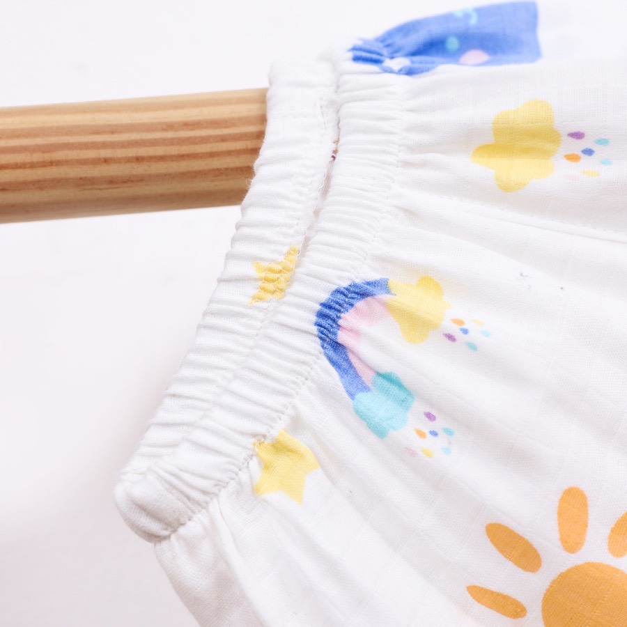 Bộ pijama dài tay mặc ngủ cho bé gái vải cotton xô hai lớp Áo Lá Homewear XODG22