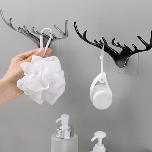 Móc Dán Tường Sừng Hươu - Móc Treo Decor trang trí nhà cửa Duashop