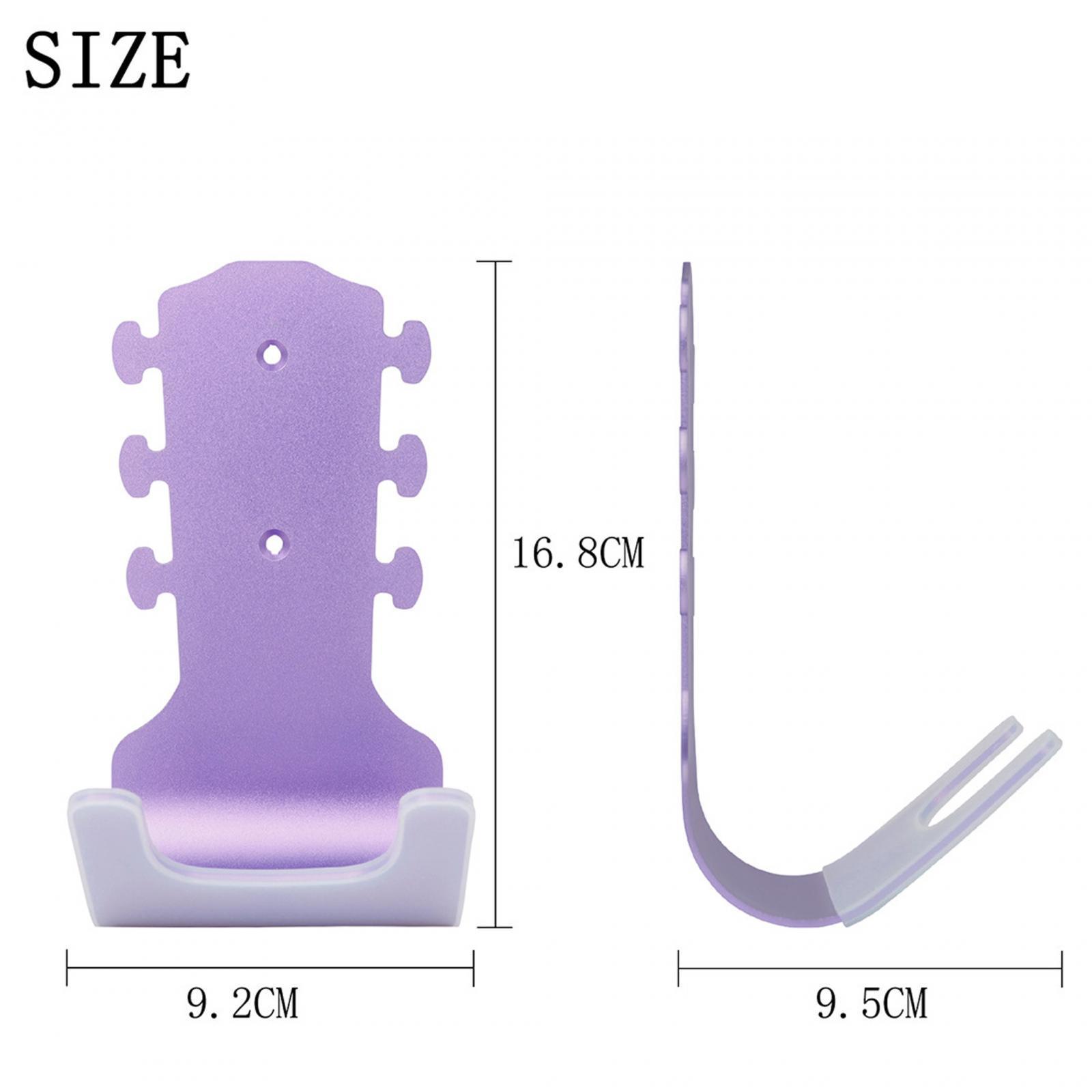 Ukulele Wall Mount Stand, Guitar Wall Mount Hanger with Screws, Guitar Rack for Acoustic and Electric Guitars Bass String Instruments Mandolin