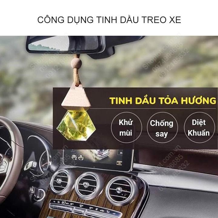 Tinh dầu nguyên chất 100% treo xe ô tô, treo tủ quần áo đa năng, nhiều loại tinh dầu