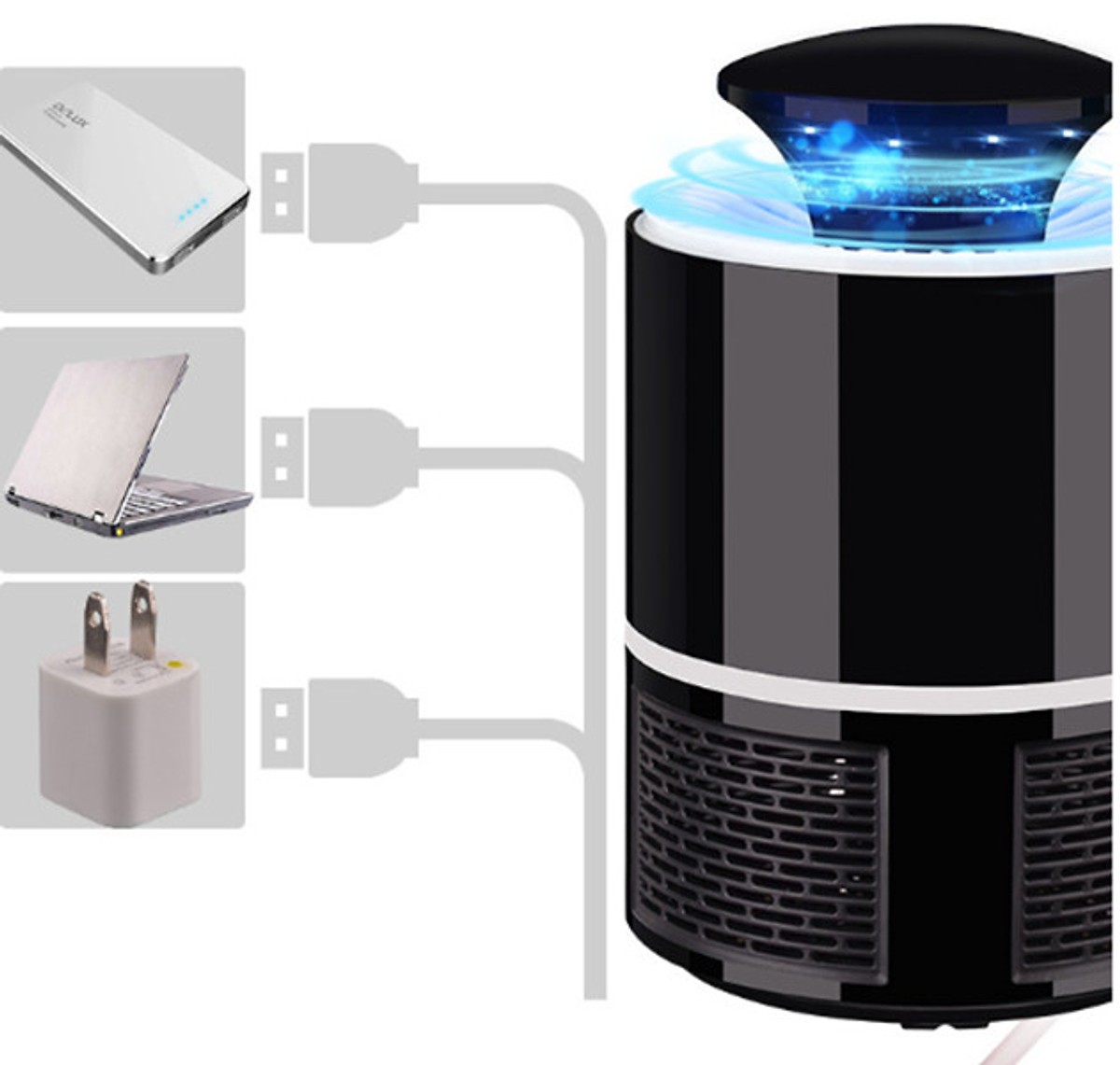 Đèn bắt muỗi Mosquito Killing - Đèn Bắt Muỗi Diệt công trùng - Đèn UV LED Mosquito Killer