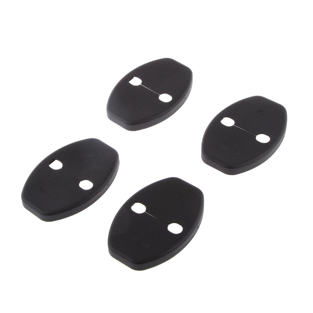 Car Door Lock Protective Cover Kit For Jetta Lavida Beetle CC Pack of 4