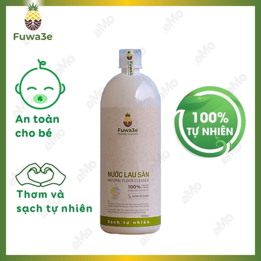 Nước lau sàn Fuwa3E sả chanh đậm đặc x2 chai 1L