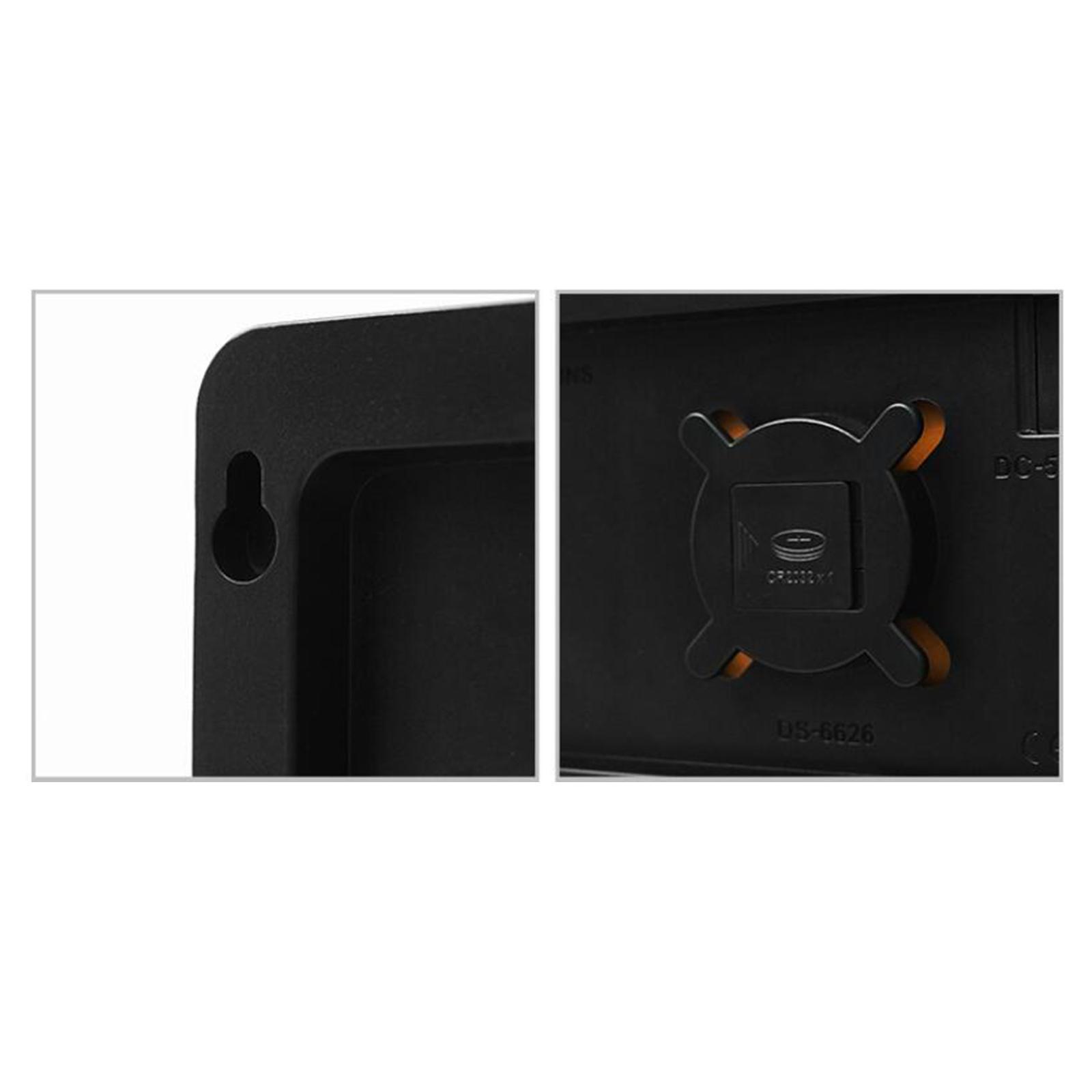 15'' Wall Clock Silent Temperature Display Timekeeping Alarm Clocks Decor