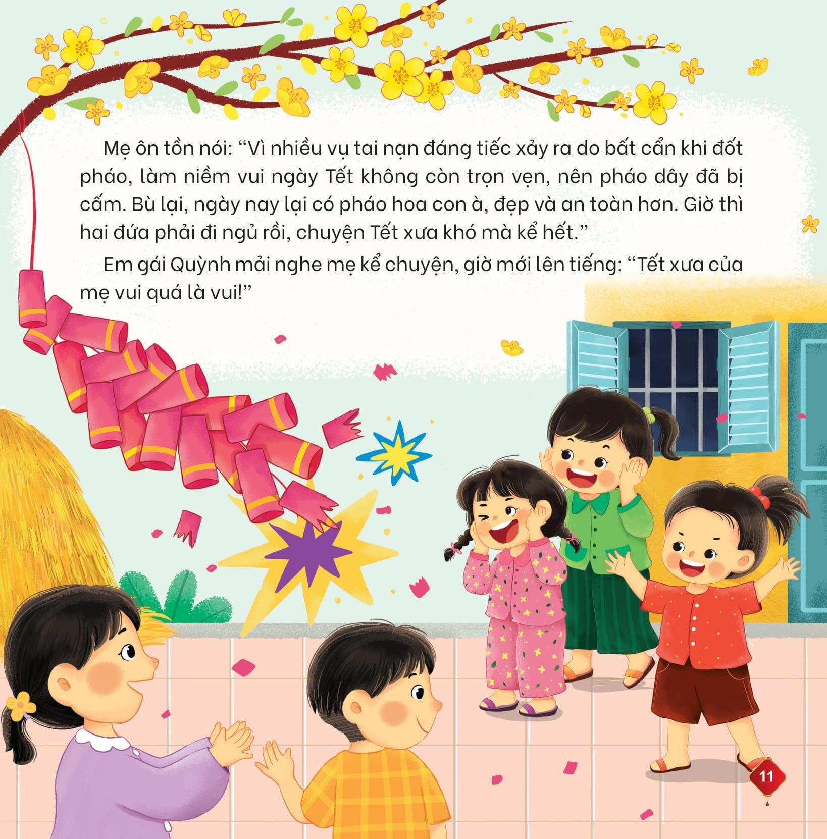 Sách - Đọc Sách Ngày Xuân, Quây Quần Đón Tết - Pháo Hoa Đêm Giao Thừa