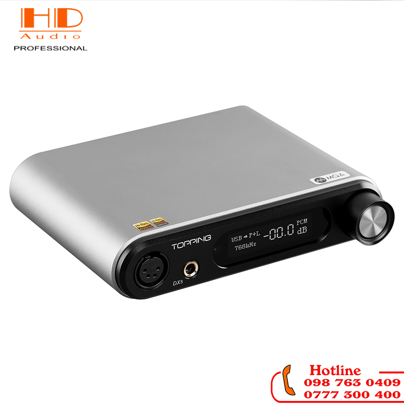 Giải Mã TOPPING DX5 DAC MQA 2xES9068AS - Hàng Chính Hãng