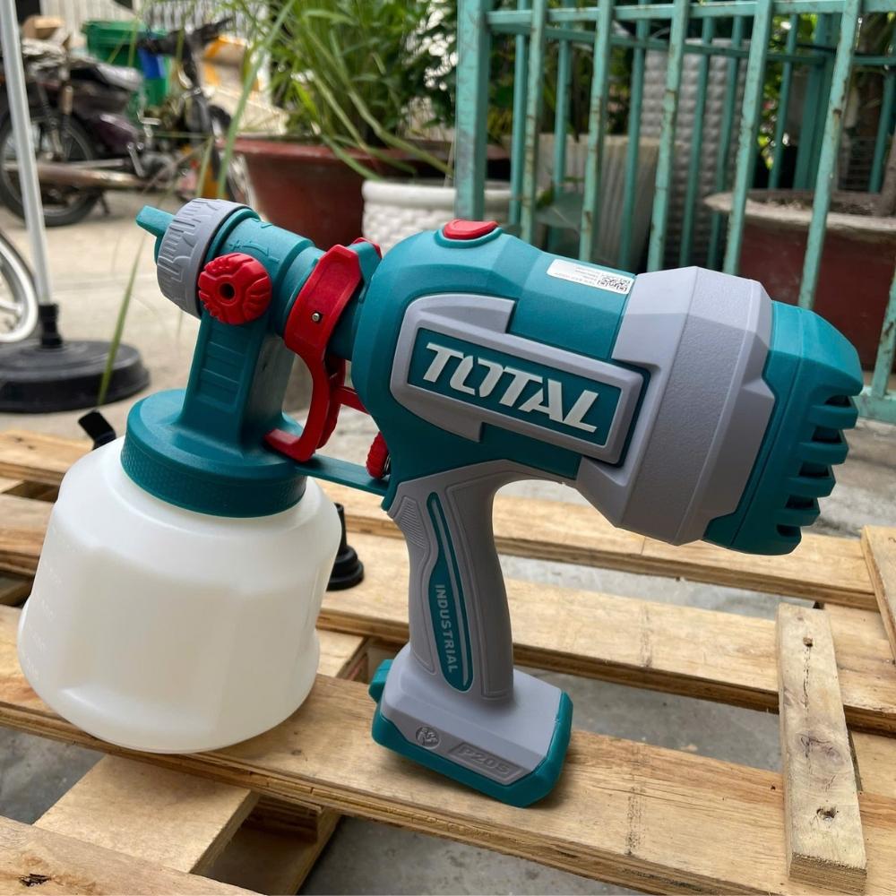 MÁY PHUN SƠN DÙNG PIN LITHIUM 20V (KHÔNG KÈM PIN &amp; SẠC) 2BAR TOTAL TSGLI2004 - HÀNG CHÍNH HÃNG