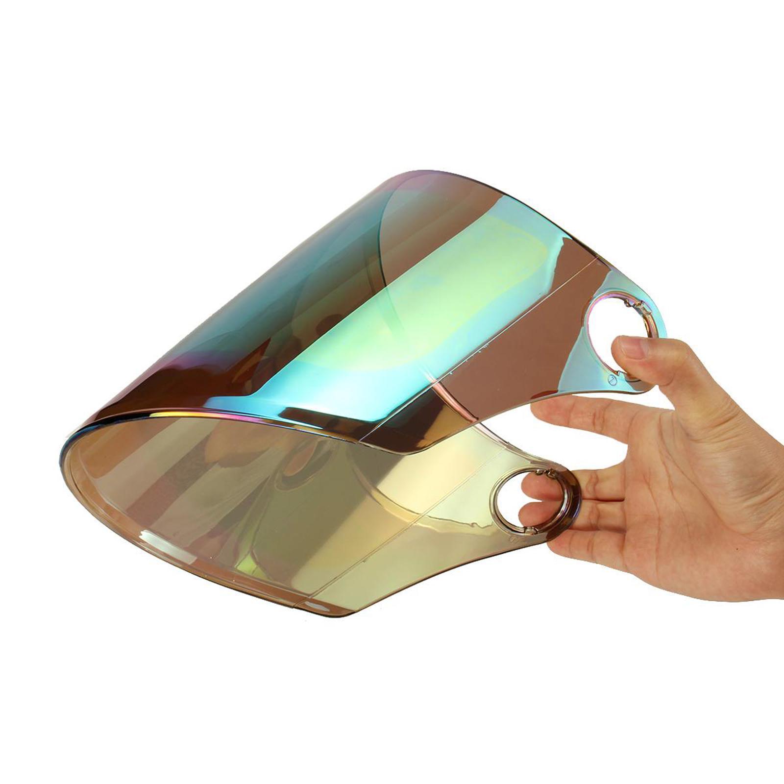 Universal Shield Visor Lens, Motorcycle Replacement Wind Shield Fit for Helmets Open Face