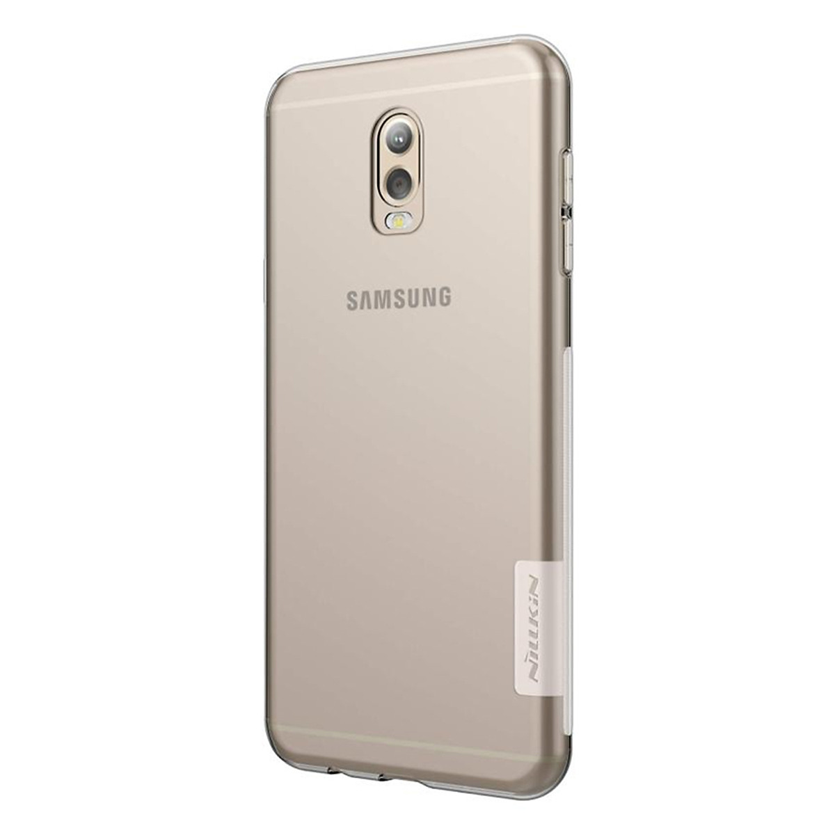 Ốp lưng dành cho Samsung Galaxy J7 Plus Nillkin silicon dẻo trong suốt cao cấp loại A+