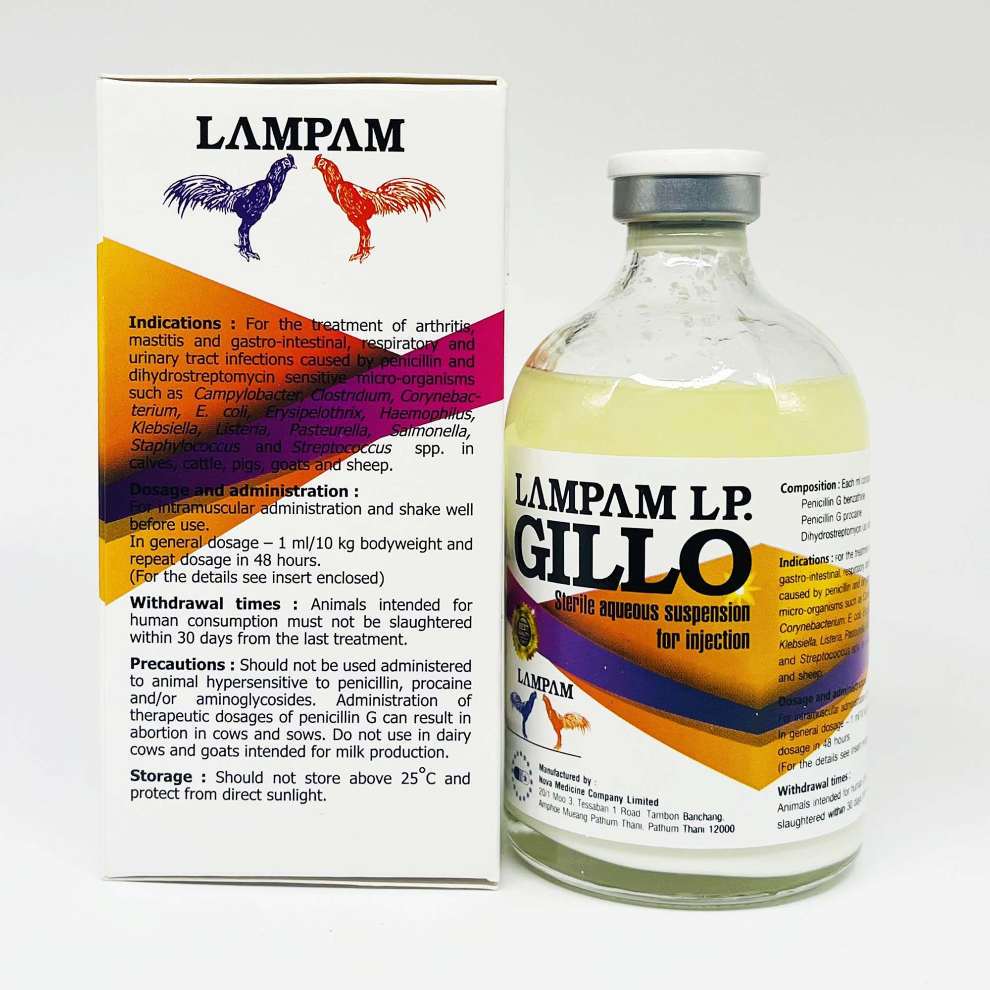 Gillo Lampam-Dùng Tr.ị Bá Bệnh Cho Gà Đá