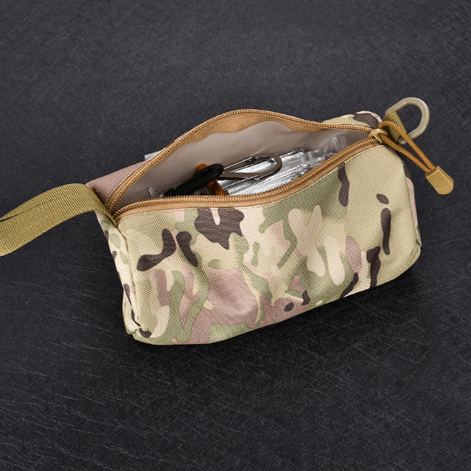 600D Oxford Cloth Multi Tool Bag, Phone Pocket Zipper Pouch for Traveling Unisex