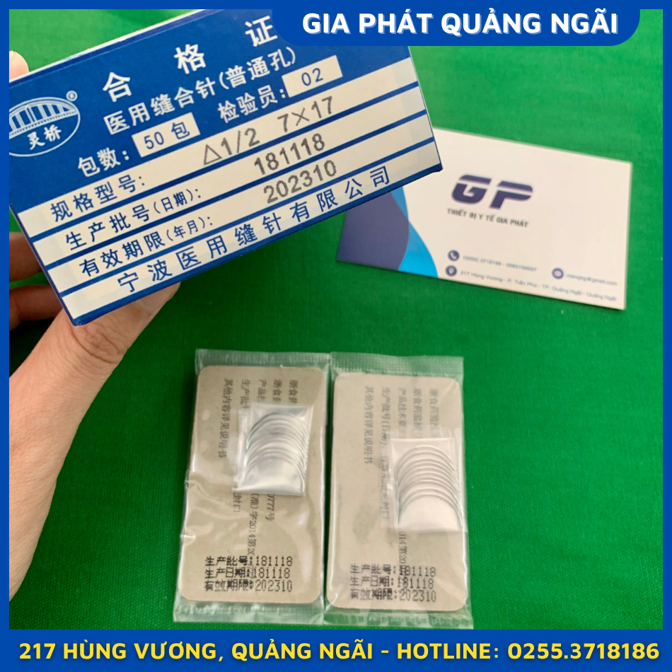 KIM KHÂU DA Y TẾ GREETMED MŨI KIM TAM GIÁC KIM KHÂU THỰC HÀNH KHÂU GIÒ