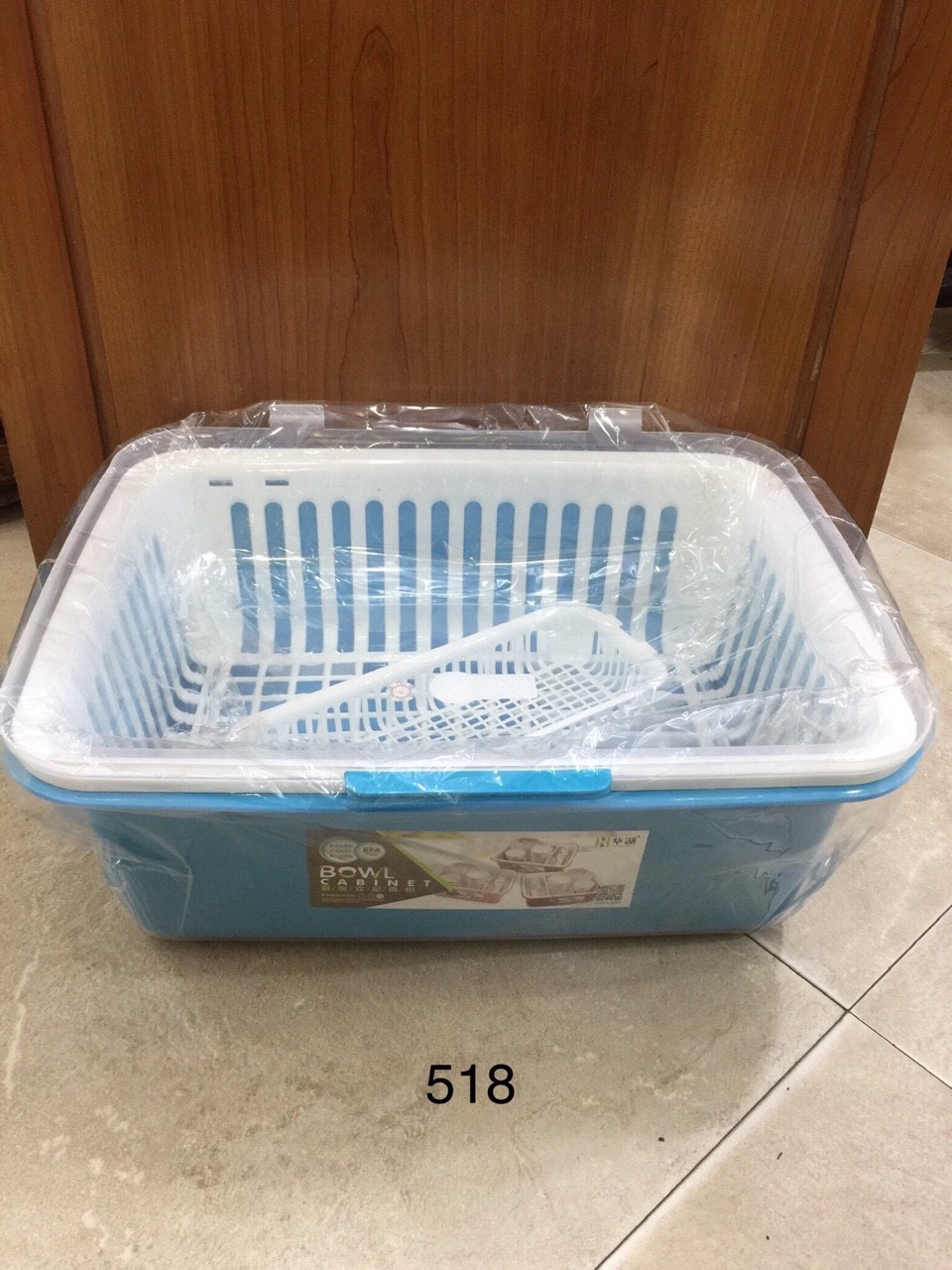 BỘ CHẬU RỔ RỬA RAU HOẶC ÚP BÁT ĐĨA KÈM NẮP ĐẬY TRONG SUỐT BẰNG NHỰA CAO CẤP - TH16