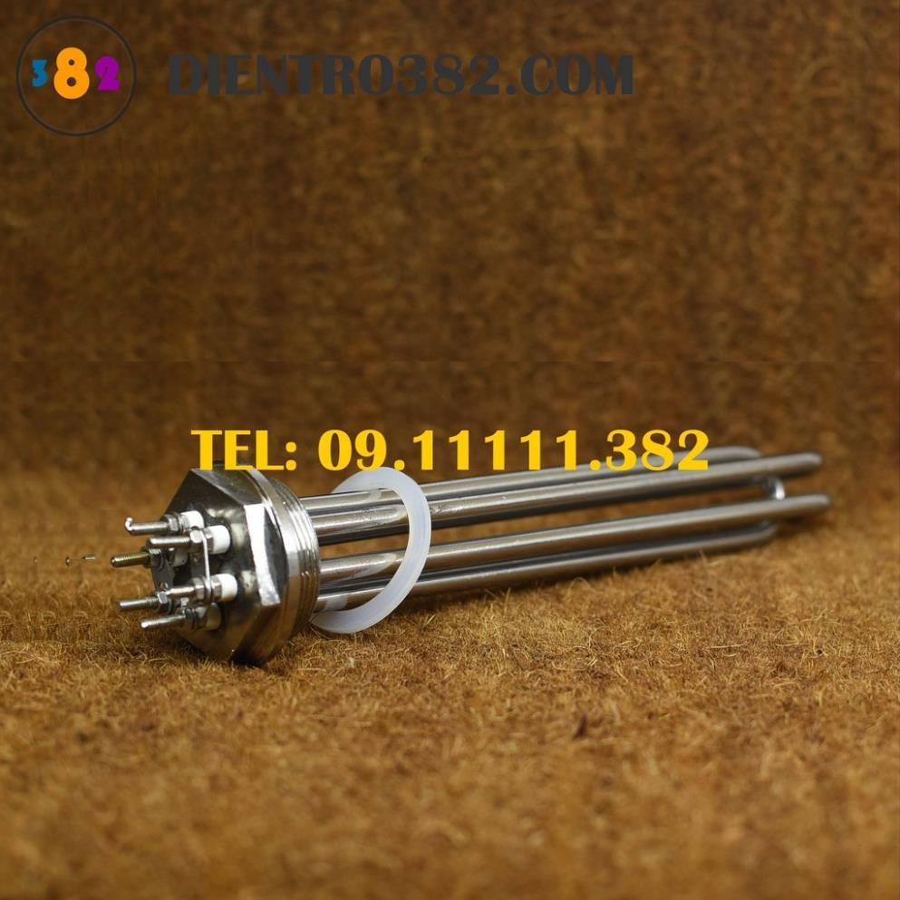 Điện trở củ ren phi 52, còng gia nhiệt phi 52, thanh điện trở ren phi 52 cho nồi hơi, nồi hấp...