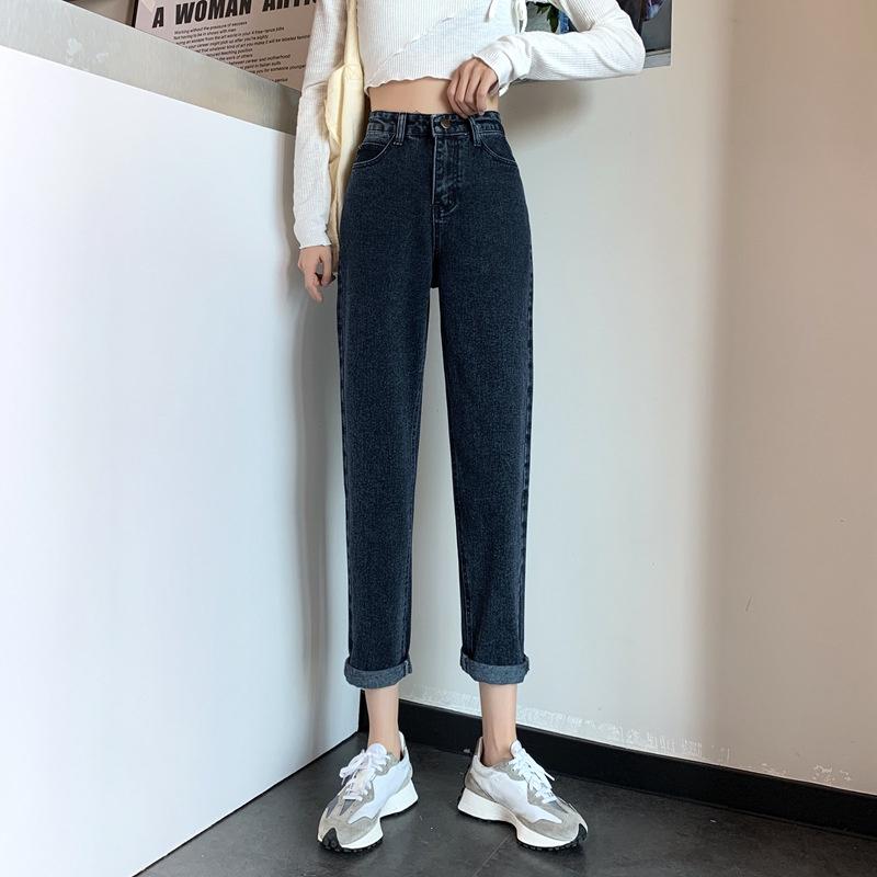 Quần ống rộng nữ bigsize KimFashion, quần baggy cạp lưng cao rách 2 gối form ulzzang hàn quốc BGD-D1