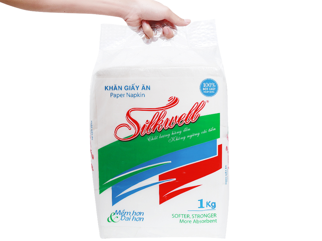 Giấy ăn cân Silkwell X240 xanh ngọc 1kg