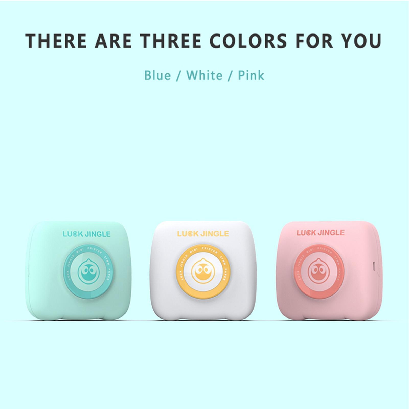 Mini Thermal Printer Wireless Note Printers Memo Printer Teens Gift