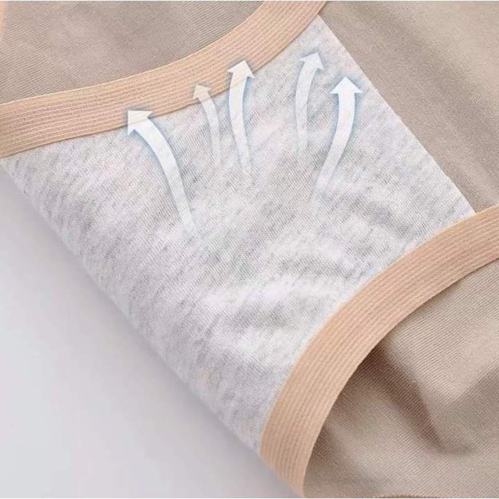 Quần Lót Nữ CottonFRRESHIPQuần Chip Nữ Y Tế O2 Cạp Ép Kháng Khuẩn Không Đường May