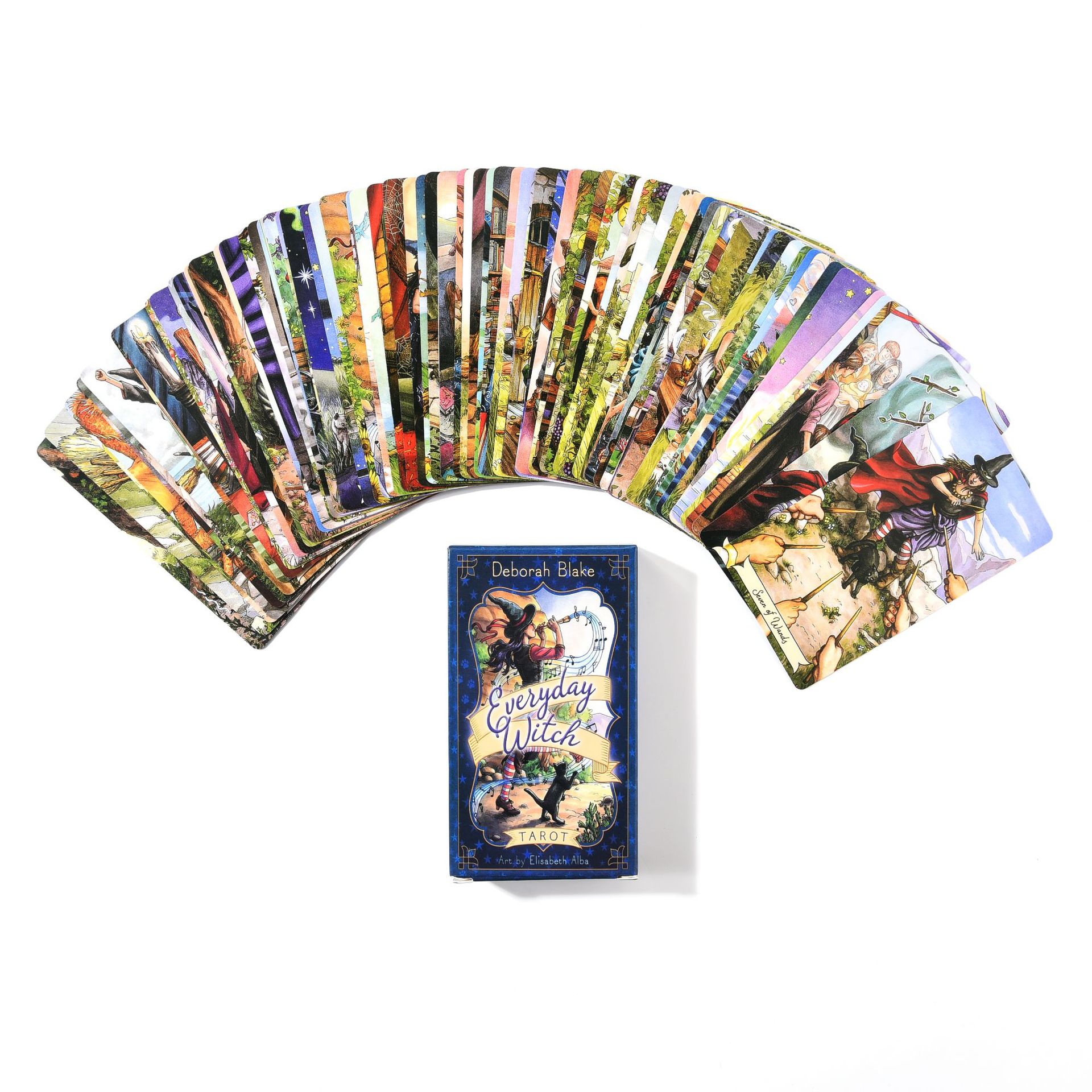 Bộ Bài Bói Everyday Witch 78 cards Tarot Cao Cấp Bản Đẹp