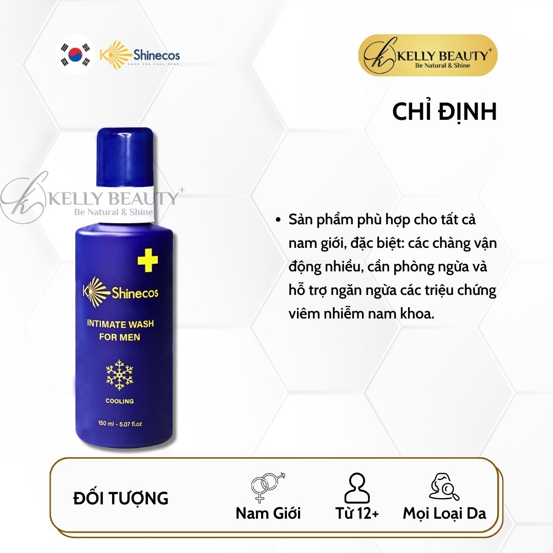 Dung Dịch Vệ Sinh Cho Nam KShinecos Intimate Wash For Men | Kelly Beauty