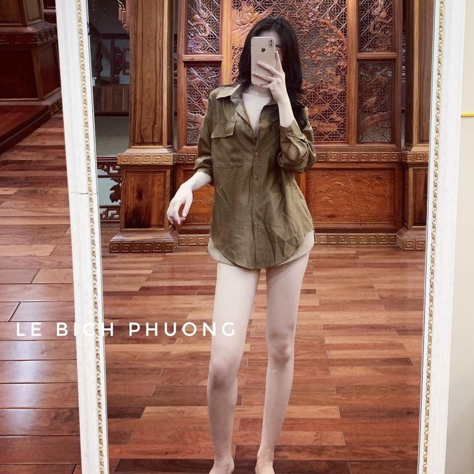 Áo sơ mi nữ form rộng chất đẹp