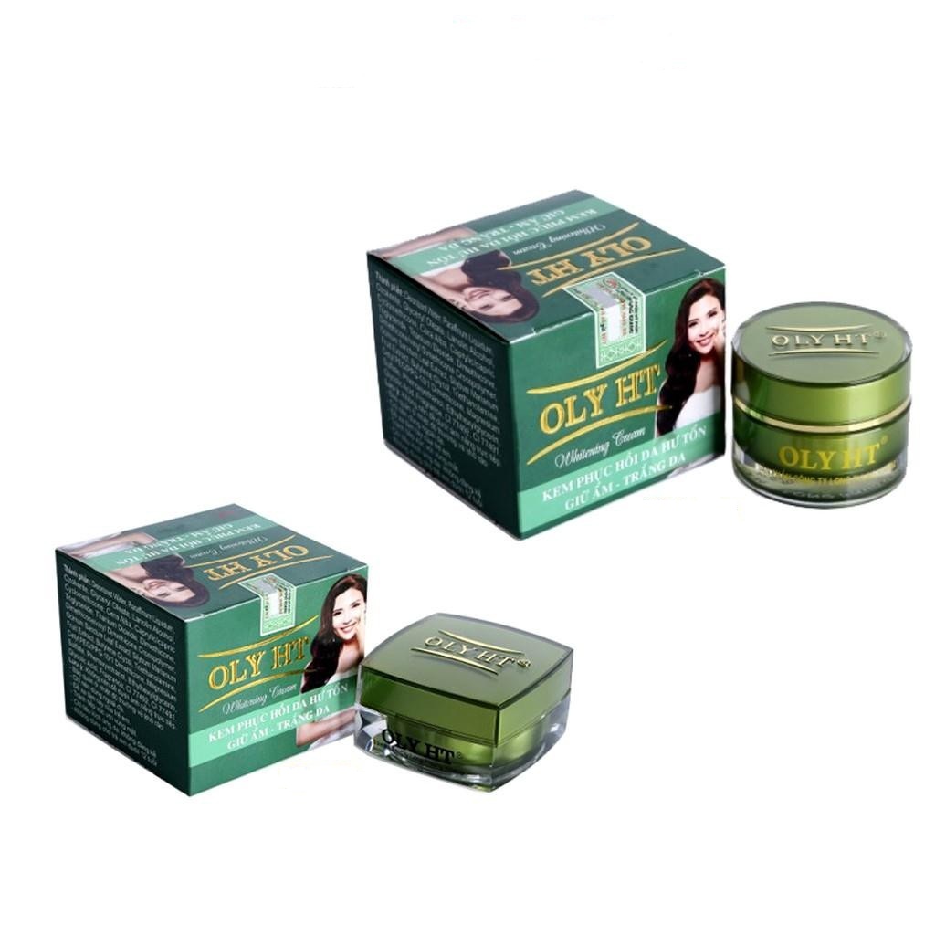 Kem phục hồi da hư tổn - giúp giữ ẩm trắng da và chống nắng OLY HT - Hàng Chính Hãng