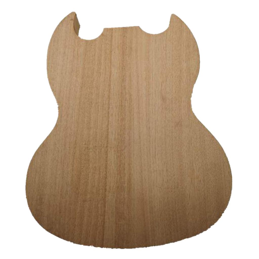 Okoume Mahogany Guitar Body DIY Handcraft Electric Guitar Body Accessories