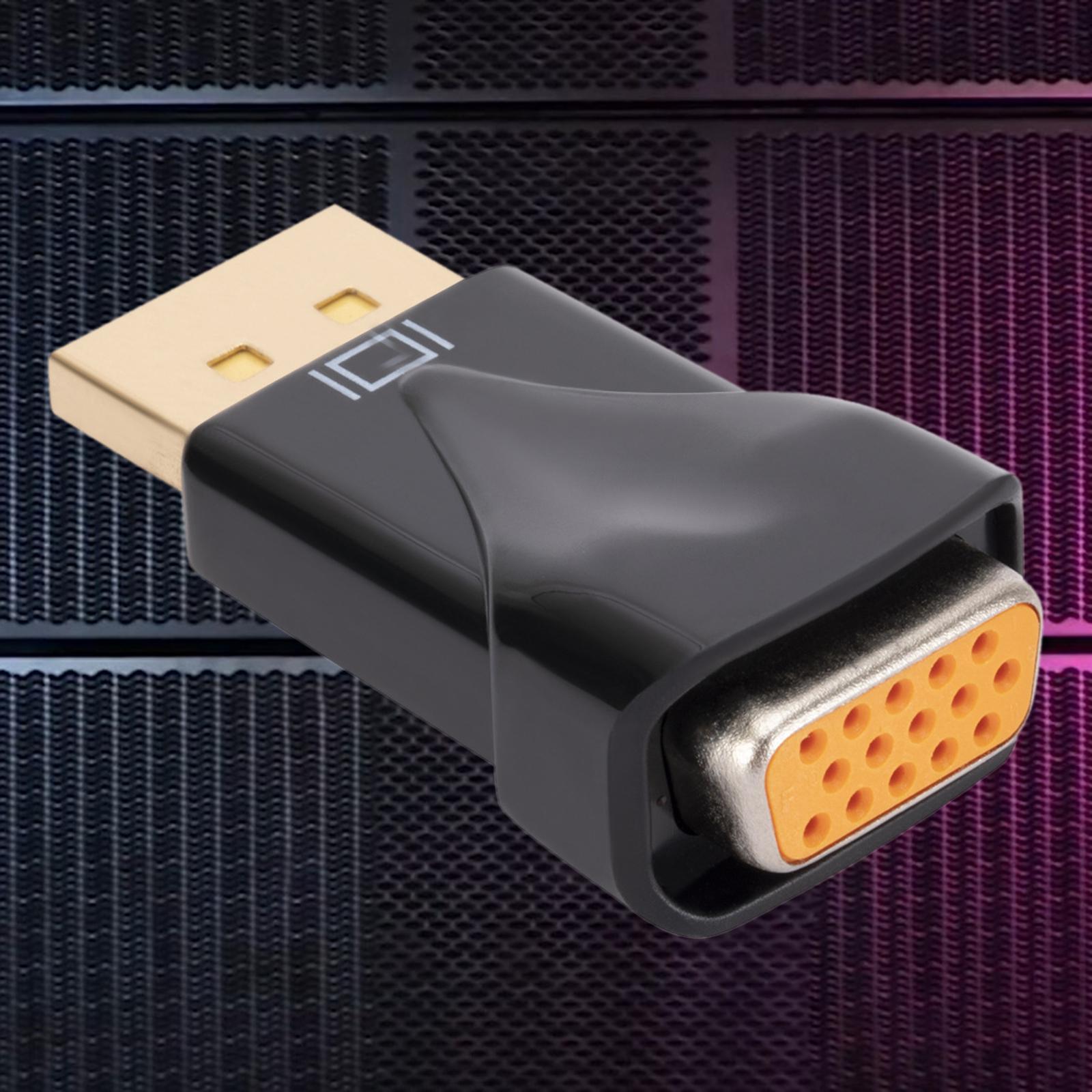 1080P to VGA Adapter Gold Plated Converter Plug and Play for PC