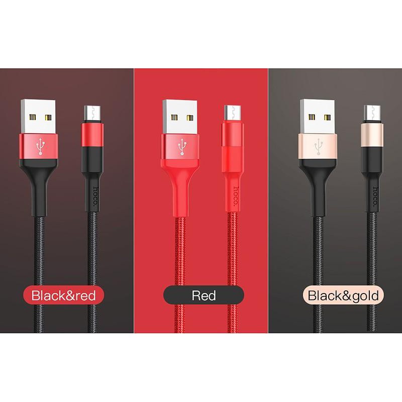 Dây sạc Iphone, Samsung, Oppo, type C, Micro USB Hoco X26, Cáp sạc lightning chính hãng 3 đầu ra sạc được mọi dòng máy - Hàng Nhập Khẩu