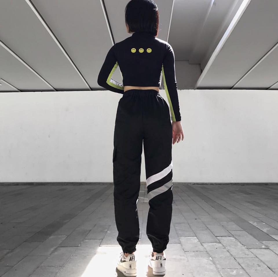 Quần jogger túi hộp phản quang unisex - Reflective Box Pants Hottrend