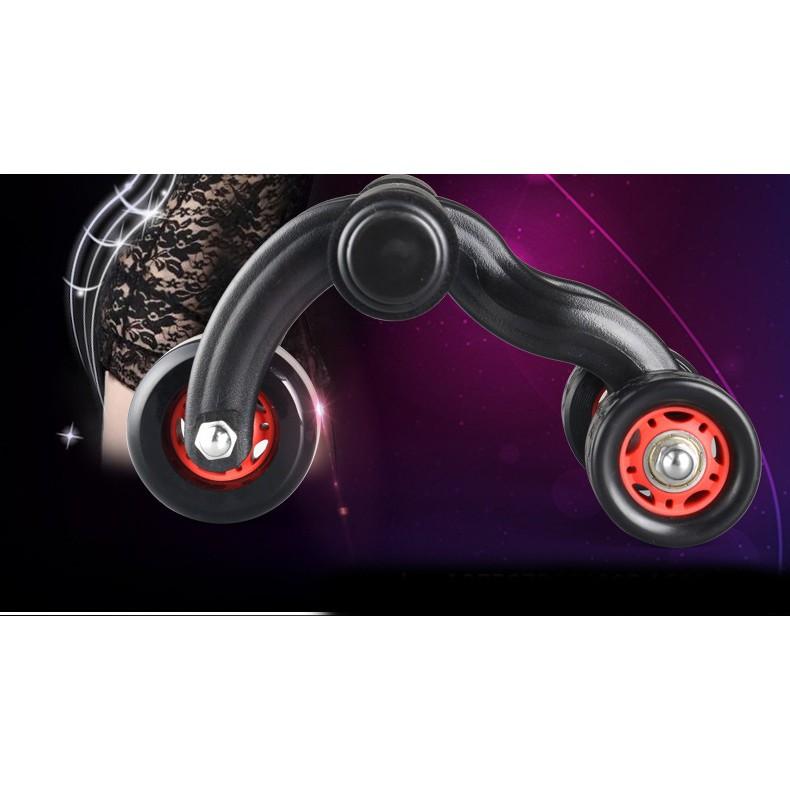 Con Lăn Tập Bụng 4 Bánh, dụng cụ tập thể dục,thể hình, dụng cụ tập cơ bụng, cơ tay