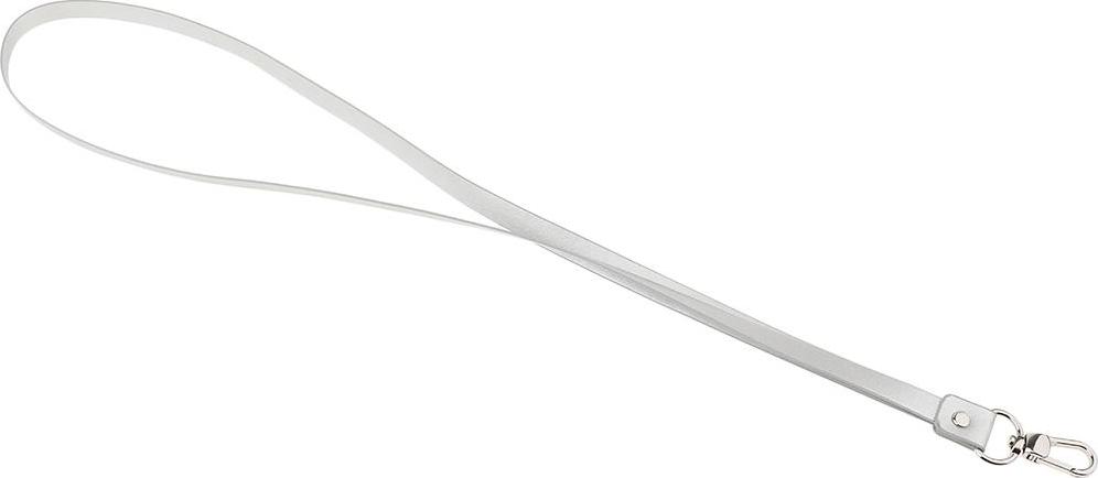 PU Leather Neck Strap Lanyard Metal Clips for ID Cards Badges