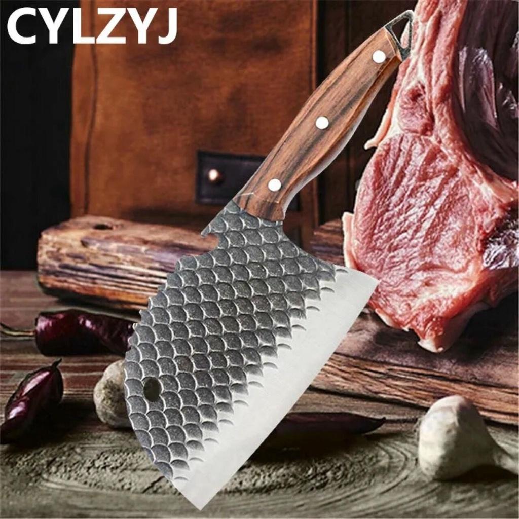 Dao nhà bếp gia dụng thương mại thép mangan dao chặt gà