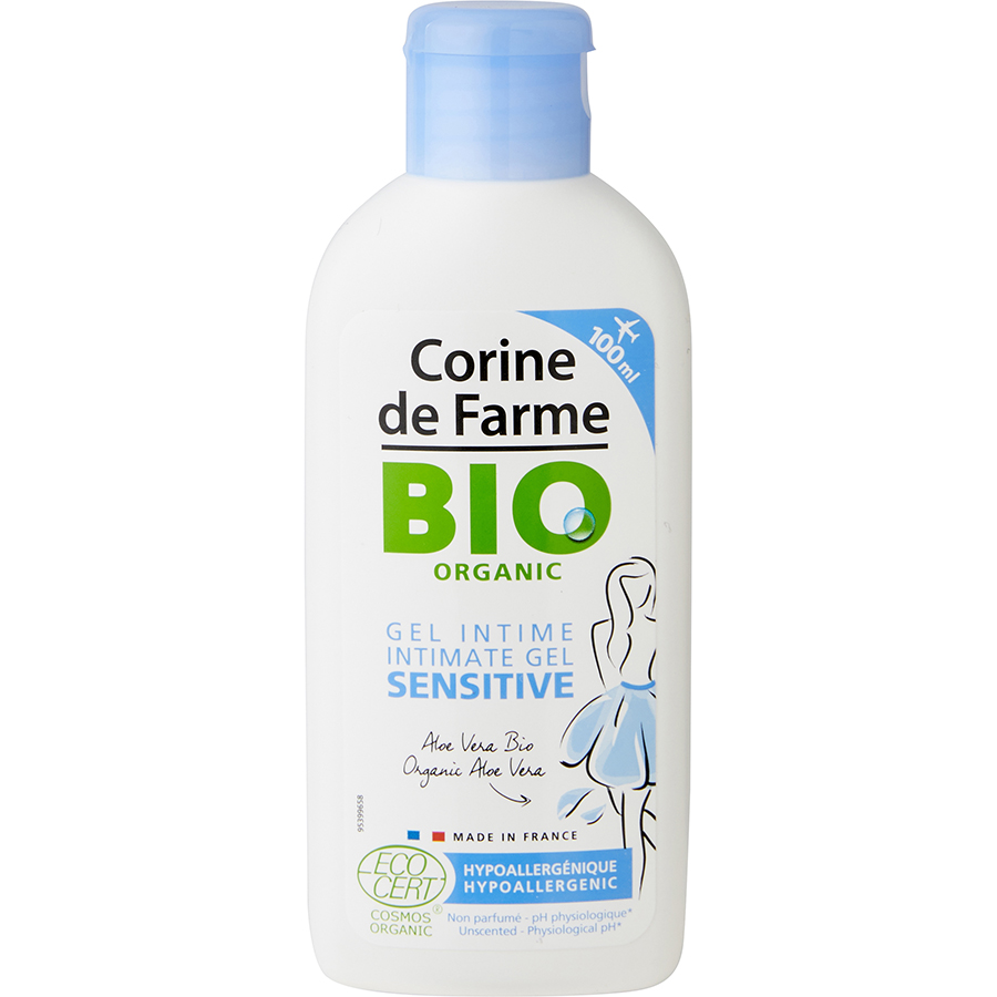 Gel Rửa Phụ Khoa Hữu Cơ Corine De Farme BIO Organic Intimate Gel Sensitive 100ml