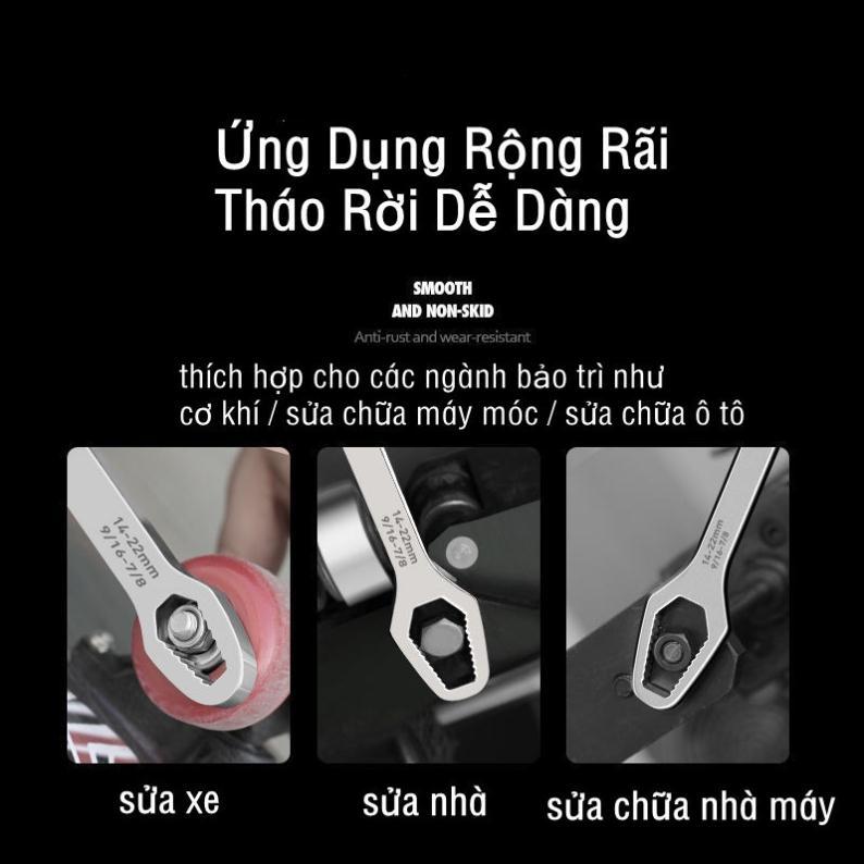 Cờ Lê Vặn Mở Đa Năng 8-22mm - Dụng Cụ Sửa Chữa Thay Thế Tất Cả Các Bộ Cờ Lê, Mỏ Lết Nhiều Size