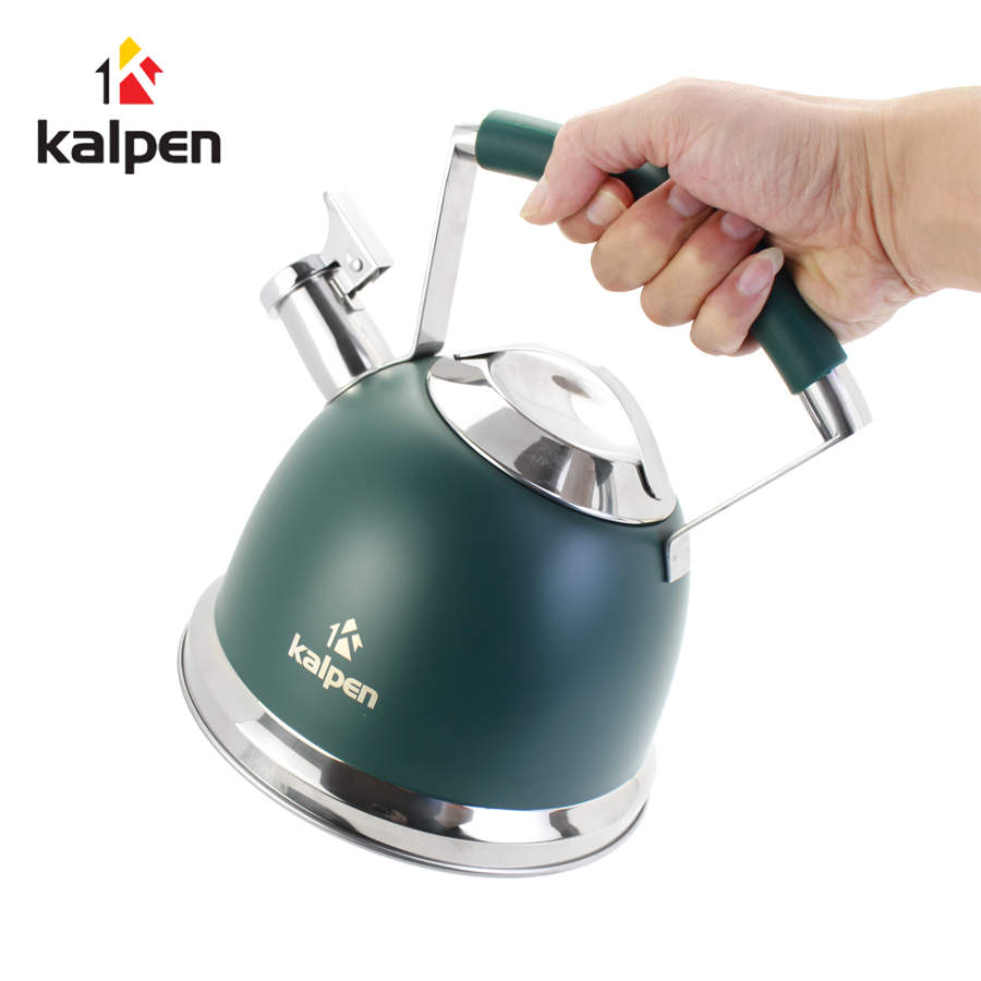 Ấm đun nước Inox 304 cao cấp Kalpen KK02 dung tích 2.5L dùng bếp từ chuẩn Đức - Hàng chính hãng