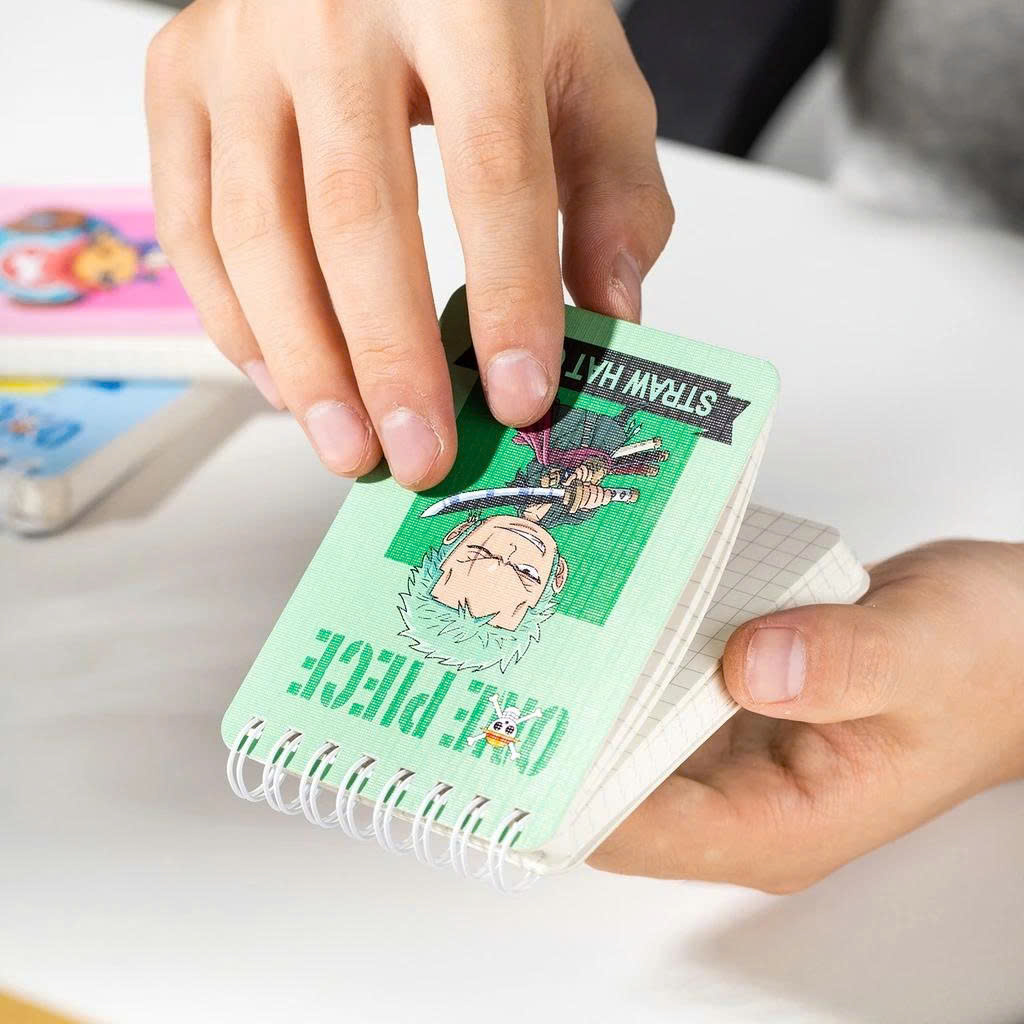 Sổ Lò Xo One Piece A7 - Ô Vuông - 100 Trang 70gsm - Deli