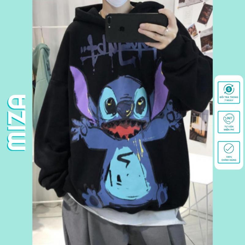 Áo hoodie nam nữ unisex nỉ ngoại cao cấp da cá form rộng có mũ ulzzang hàn quốc cặp đôi local brand cute zip STITCH