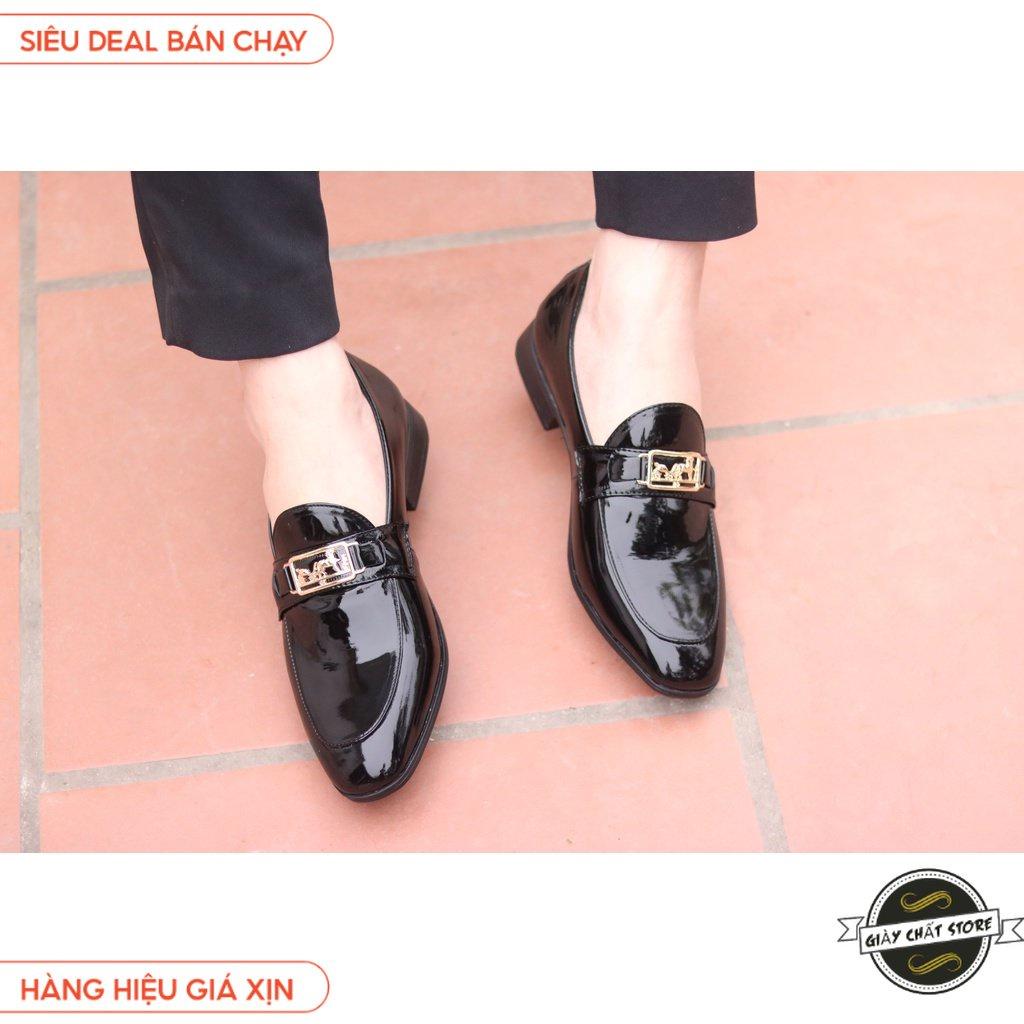 Giày công sở nam giá rẻ Việt Nam - Da bóng Mã V2
