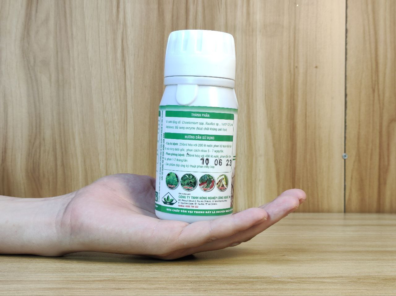Chế phẩm sinh học Topcin 3H-B1 - Phòng ngừa nấm bệnh 250ml - CAY.CH.OS.010001