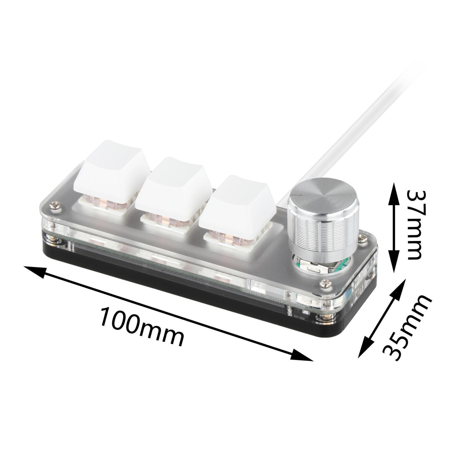 Mini Mechanical Gaming Keypad, Multifunctional Standard Keyboard for Windows