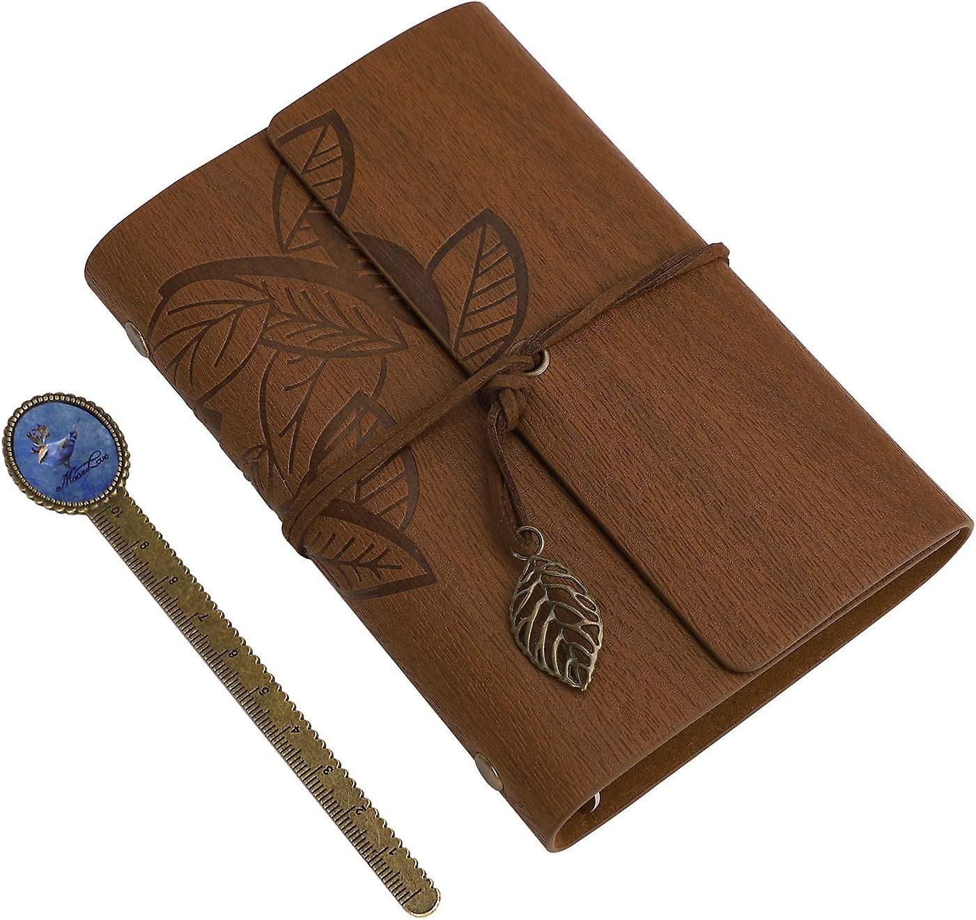 Retro din a7 tạp chí kraft giấy notebook virgin phác họa sách ràng buộc nhẫn tạp chí du lịch tạp chí cahier