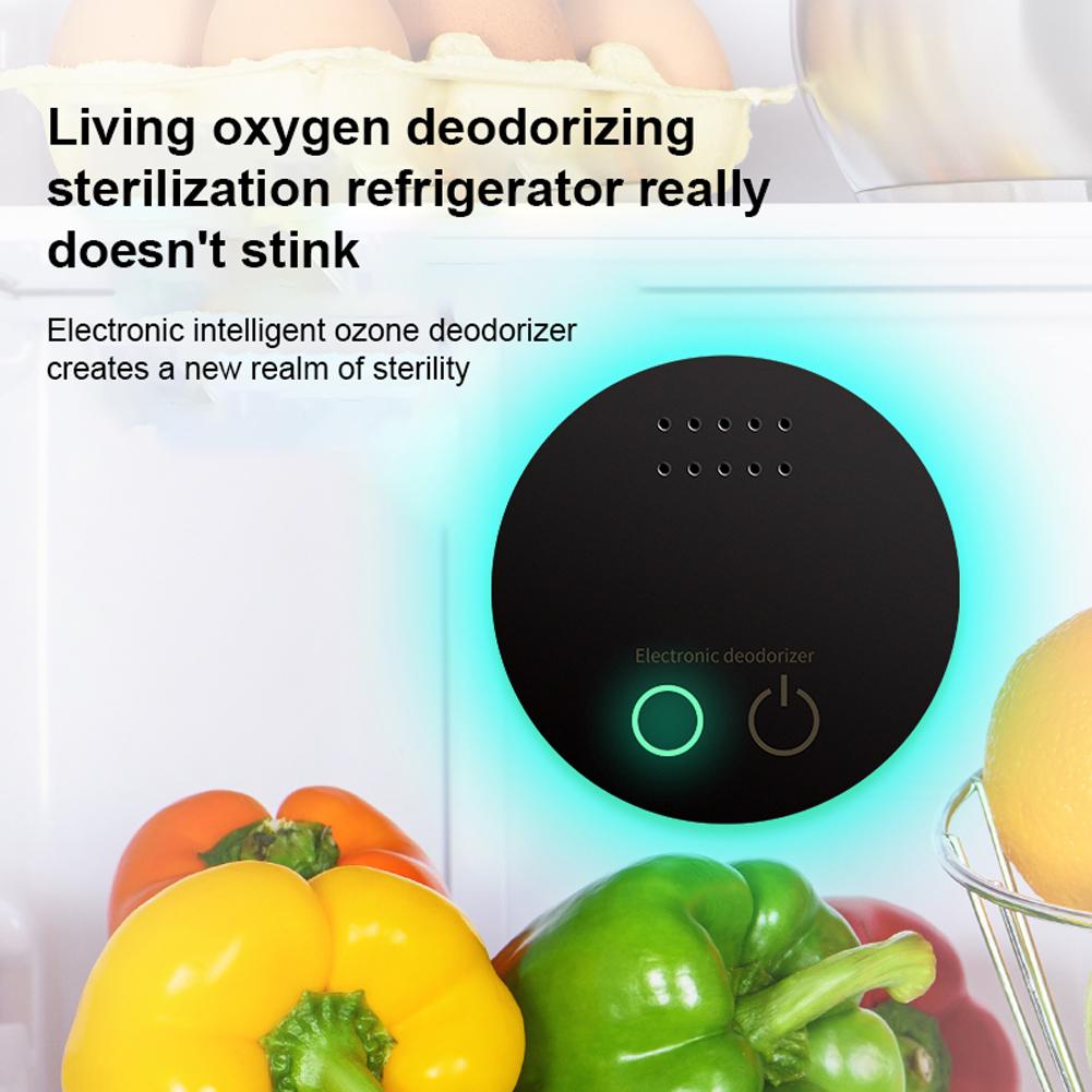 Mini Portable Intelligent Air Purifier Ozonide Deodorant Tool Household Refrigerator Deodorant Machine Double Mode